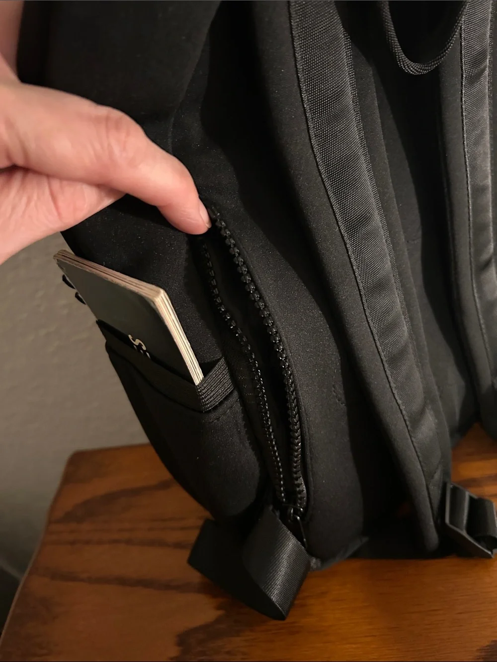MAC Cosmetics Small Black neoprene Backpack with Free Gift!